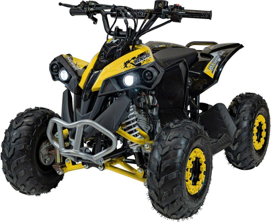 Дитячий акумуляторний квадроцикл RENEGADE HIPERFECT 110CC Жовтий, фото 1