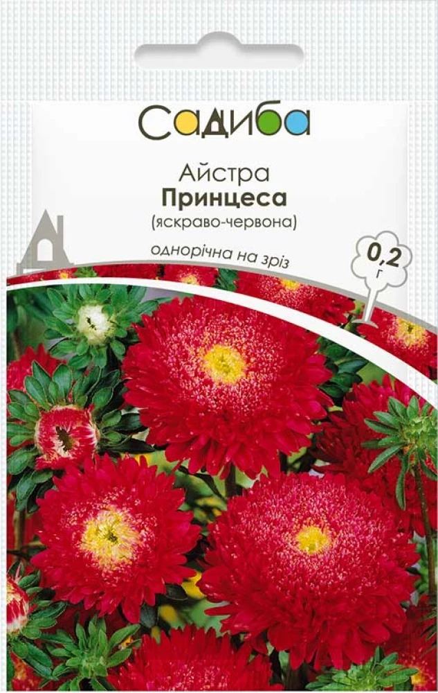 Айстра Принцеса яскраво-червона, 0,2 г, Садиба