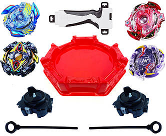 Бейблейд Набір Storm Gyro “Dazzle Detonation” 8 в 1 АРЕНА 34см + 4 Дзига + 2 Запускача + 1 Ручки 300184