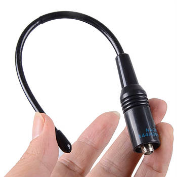 Nagoya NA-701 гнучка антена для рації Baofeng UV-82, UV-5R, Kenwood та ін. SMA Female SMAJ VHF/UHF 144/430MHz