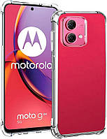 Прозрачный чехол MultiCam Motorola G84 (усиленный углами)