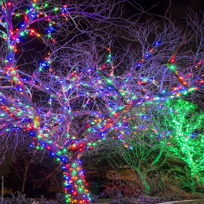 Гірлянда світлодіодна 800 LED, вулична 50 метрів. Мульти Колор