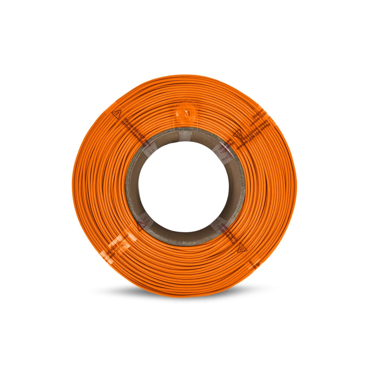 Пластик філамент без котушки Bambu Lab PETG HF Orange (33300), Refill, 1.75мм, 1кг, 325м, 230-260°C, Помаранчевий, швидкісний друк