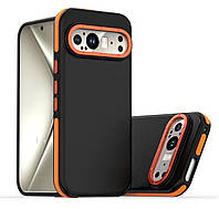 Матовий протиударний чохол на Google Pixel 9 pro оранжевий захист камери