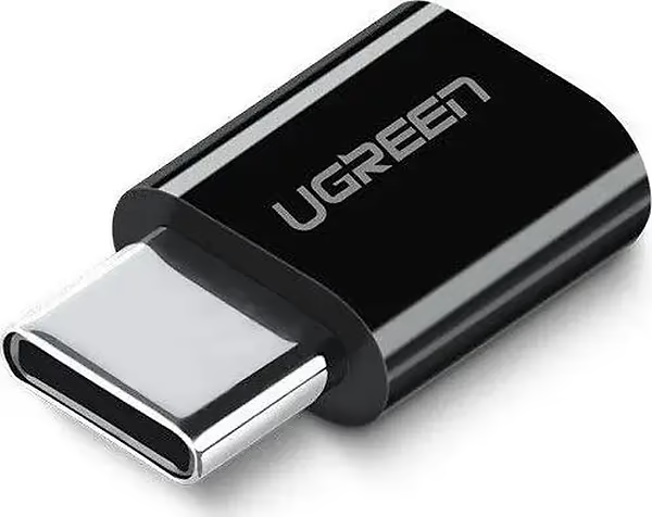Адаптер UGREEN US157 USB-C 3.1 - Micro USB Adapter Black (30391), фото 1