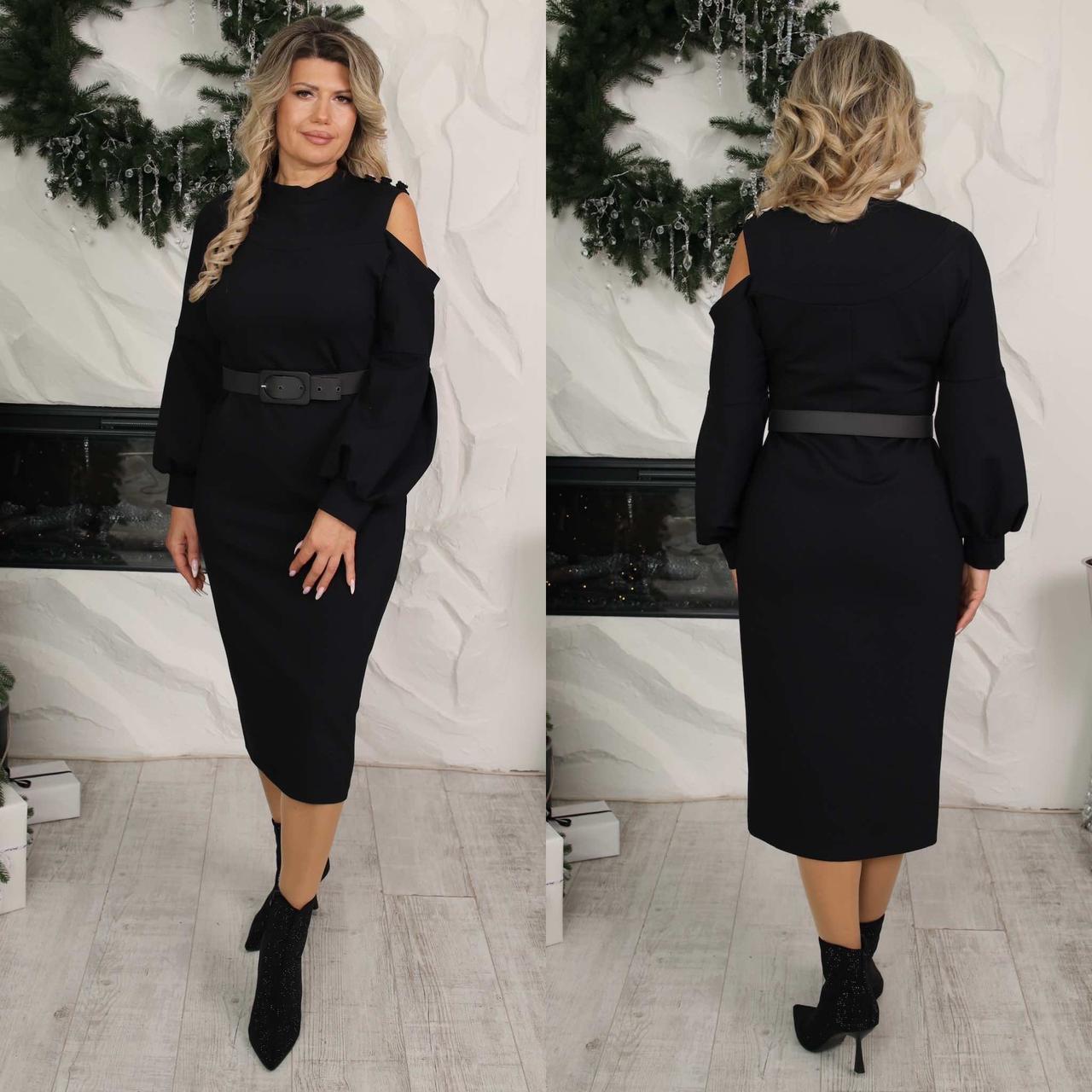 Сукня жіноча 48,50,52,54 чорний, фото 1