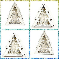 Сувенірні дерев'яна новорічна велика Ялинка