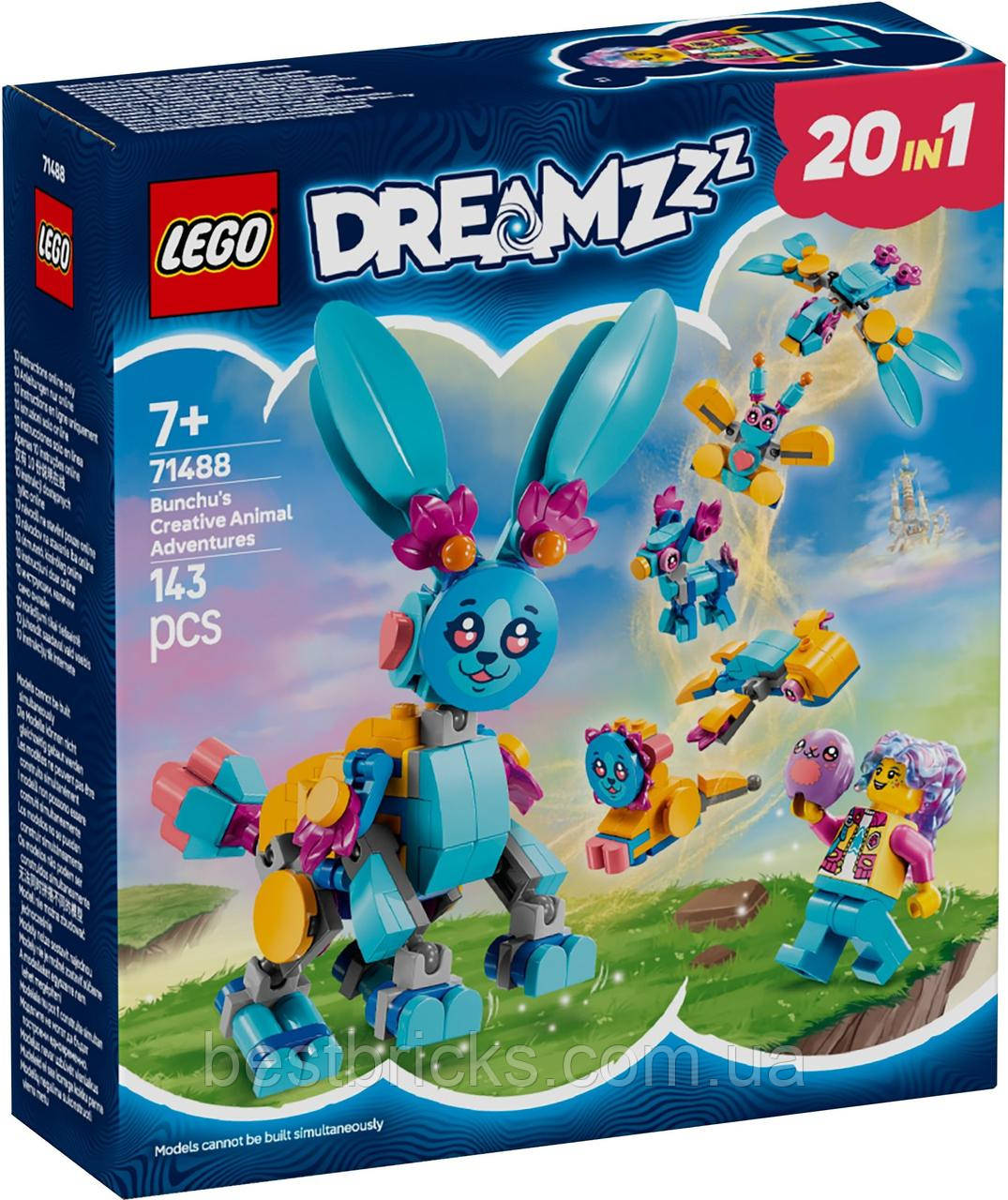 Конструктор Lego Dreamzz Творчі тваринні пригоди Бунчу 71488, фото 1