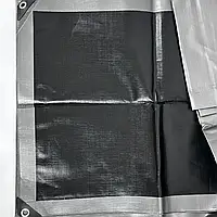 Тент Plandeka Mega Gruba Сіро-чорний 260 г/м² 3×5 м Універсальний покривний тент