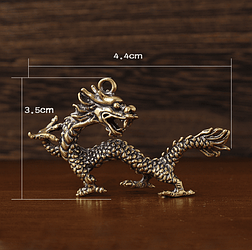 Фігурка "Дракон" (латунь),.брелок, талісман, підвіска