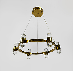 Елегантна люстра з кришталевими елементами Ø 50 см MJ 237-500 AB