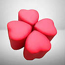 Пуф Серце Коло Квадрат 35 х 35 х 40 см  шкірозамінник дорогий колір під замовлення, фото 6