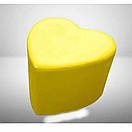 Пуф Серце Коло Квадрат 35 х 35 х 40 см  шкірозамінник дорогий колір під замовлення, фото 9