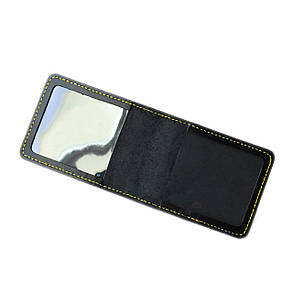 Обкладинка для УБД "Морська піхота", чорна з позолотою + жовта нитка, фото 2