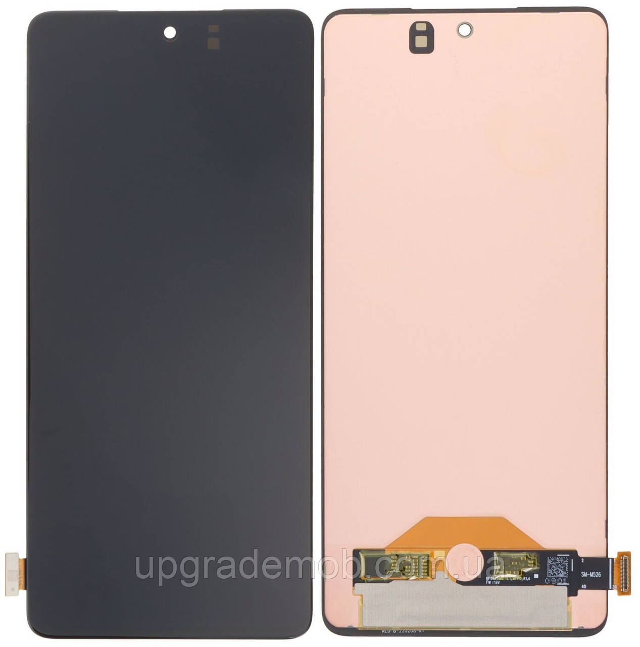 Дисплей модуль тачскрин Samsung M526 Galaxy M52 5G чорний TFT без функції відбитка пальця