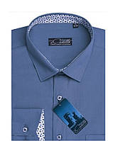 Рубашка мужская Castello 2001 светло-синяя