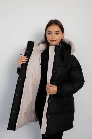 Пуховик зимовий для дівчинки Майлі, 128-158р., фото 2