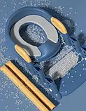 Дитяче сидіння для унітаза Safety Kids Childr Toilet Trainer зі сходами та ручками, фото 4
