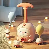 Аеромобіль balloon car машинка з кулькою Aerodynamics Reaction FORCE Principle <unk> Інтерактивна іграшка, фото 3