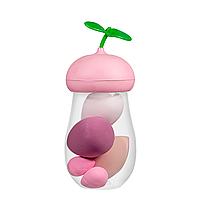 Набор косметических спонжей для макияжа Puffy 5 шт в банке