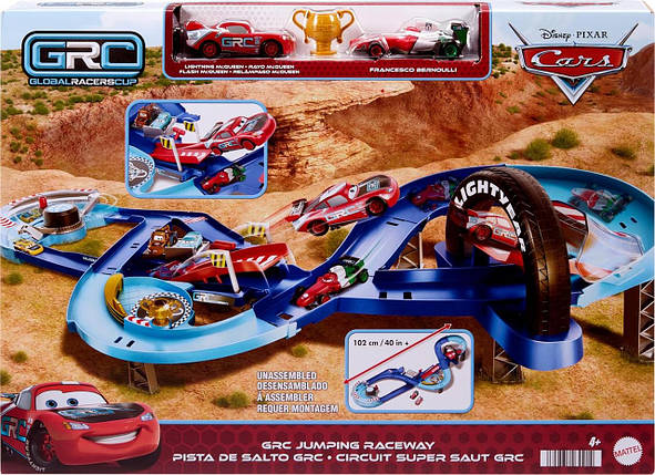 Трек Тачки Disney Pixar Cars GRC Jumping Raceway with Booster от Mattel, фото 1