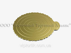 Підкладка для торта ажурна велика — Золото Ø 28 см
