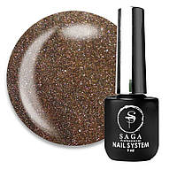 Saga Professional Гель-лак Cat Chameleon 06 (хамелеон зі світловідбиваючими шиммерами та мілкими блискітками з відблиском), 10 мл