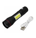 Ліхтарик ручний BAILONG BL-025-T6 COB, фото 5