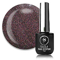 Saga Professional Гель-лак Cat Chameleon 08 (хамелеон зі світловідбиваючими шимерами та мілкими блискітками), 10 мл