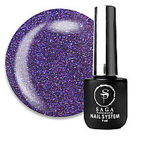 Saga Professional Гель-лак Cat Chameleon 11 (хамелеон зі світловідбиваючими шимерами та мілкими блискітками), 10 мл