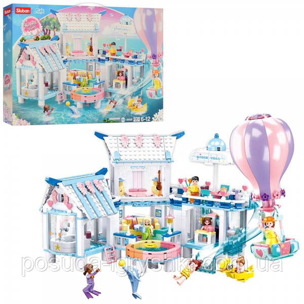 Конструктор Центр розваг 938 деталей, M38-B0929 , аквапарк, фігурки ., фото 1