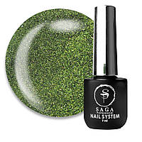 Saga Professional Гель-лак Cat Chameleon 13 (хамелеон зі світловідбиваючими шимерами та мілкими блискітками), 10 мл