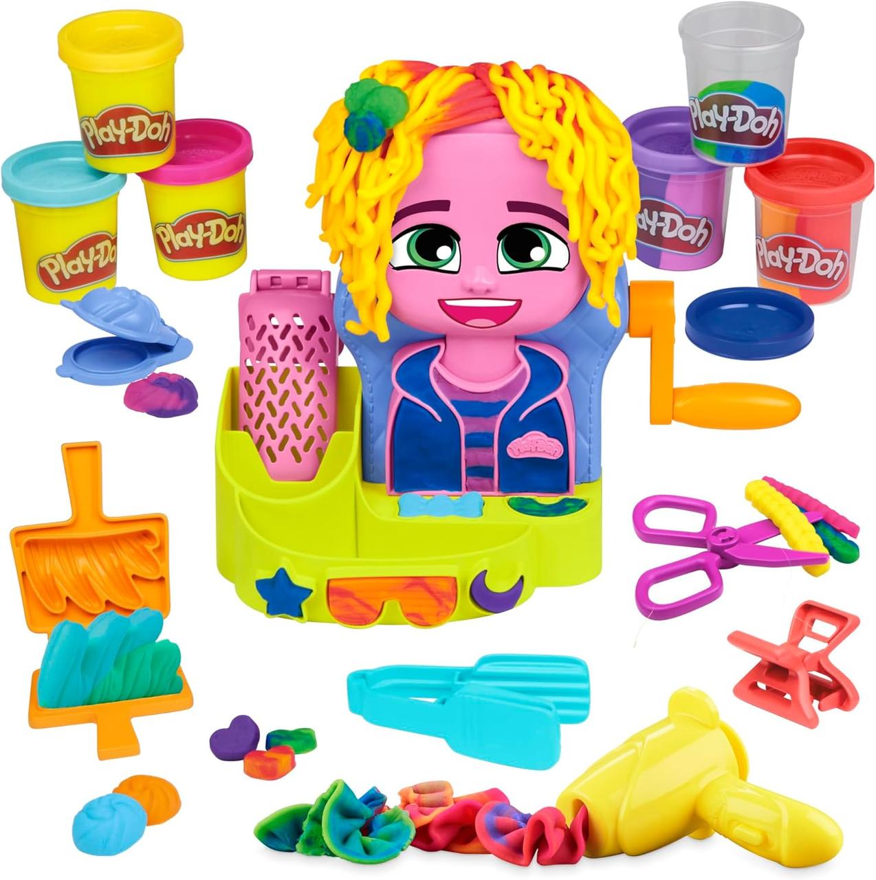 Ігровий набір для ліплення пластилін Play-Doh Салон зачісок (F8807)