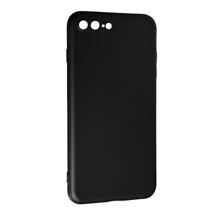 Силіконовий чохол Case SMTT (AA) для Apple iPhone 7 Plus / 8 Plus Black, фото 1
