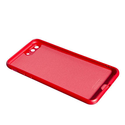 Силіконовий чохол Case SMTT (AA) для Apple iPhone 7 Plus / 8 Plus Red, фото 3