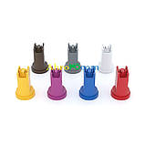 Розпилювач інжекторний двоструменевий жовтий стійкий до вітру до 6м/с | 6MS2-02, EZKTWIN110-02 MMAT, фото 2