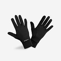 Рукавиці KIPRUN WARM 100 чорні 8759626, Чорний, Розмір (EU) — XS