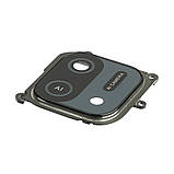 TU Скло камери для Oppo A16e/A16k з чорною рамкою, фото 2