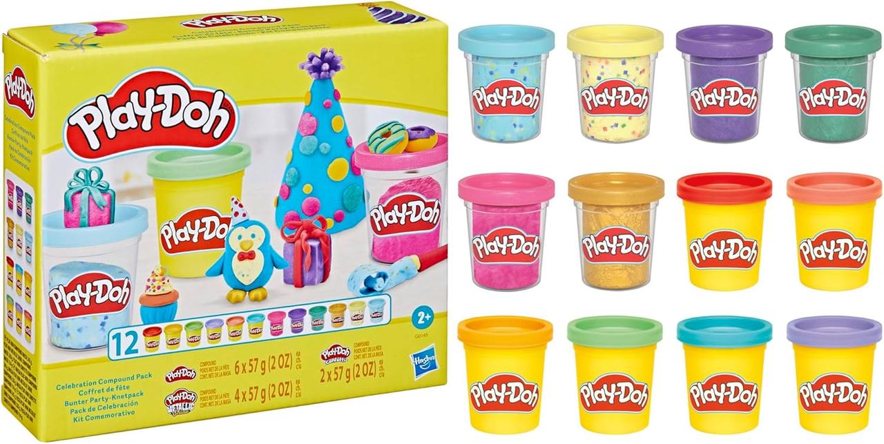 Набір для творчості Play-Doh 12 баночок з масою для ліплення G0149