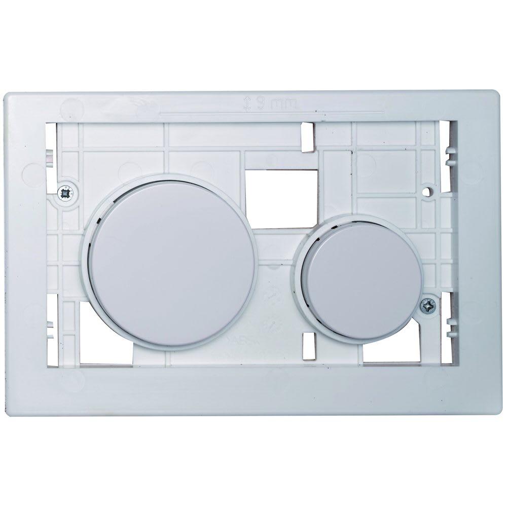 Внутрішня частина кнопки зливу TECE подвійна біла 124334 9240663, фото 1