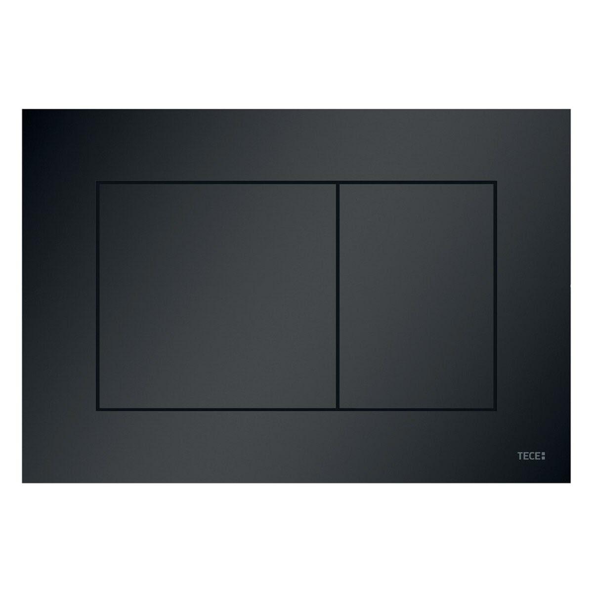 Кнопка зливу для інсталяції TECE подвійна матована чорна 124579 9240407, фото 1
