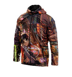 Куртка вітровка класична чоловіча «Dazai and Chuya. Bungo Stray Dogs»