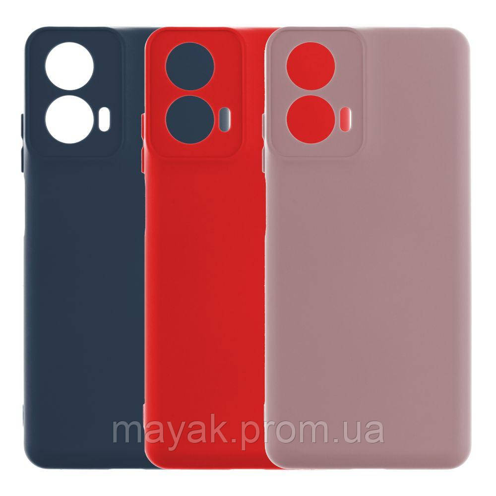 Чохол Silicone Cover Full Camera (A) для Motorola G24 Power Колір 19.Pink Sand mayak - фото 1 - id-p2485295131