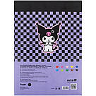 Картон кольоровий двосторонній Kite Kuromi  А4 10 аркушів 10 кольорів HK24-255-2, фото 4