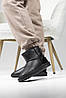 Зимові Жіночі Черевики UGG Mini Varnish Heel Black / УГГ Міні Варніш Хіл Чорні, фото 8