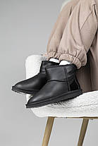 Зимові Жіночі Черевики UGG Mini Varnish Heel Black / УГГ Міні Варніш Хіл Чорні, фото 5