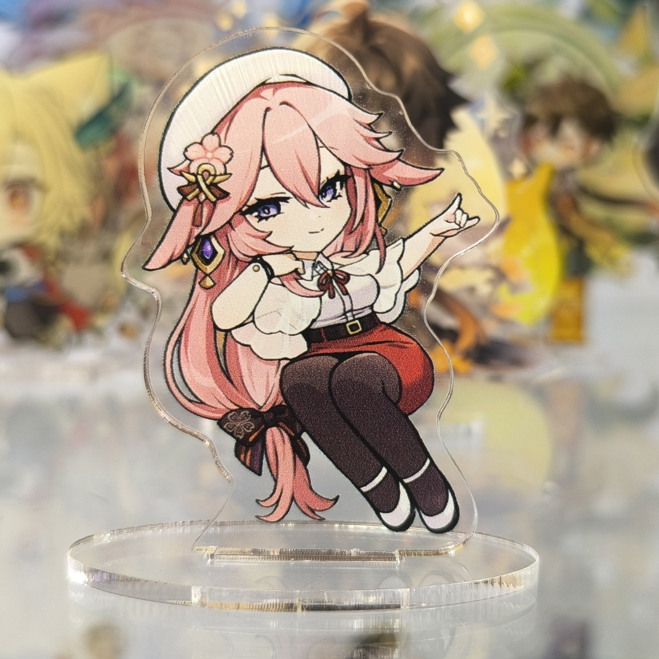 Фігурка Геншин Яе Міко з акрилу (7 см) / Genshin Impact, фото 1