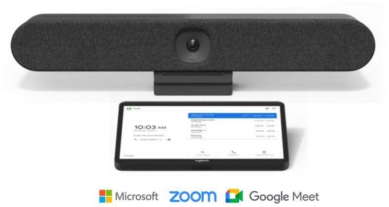 Система відеоконференцій із консоллю керування Logitech Rally Bar Huddle і Tap IP