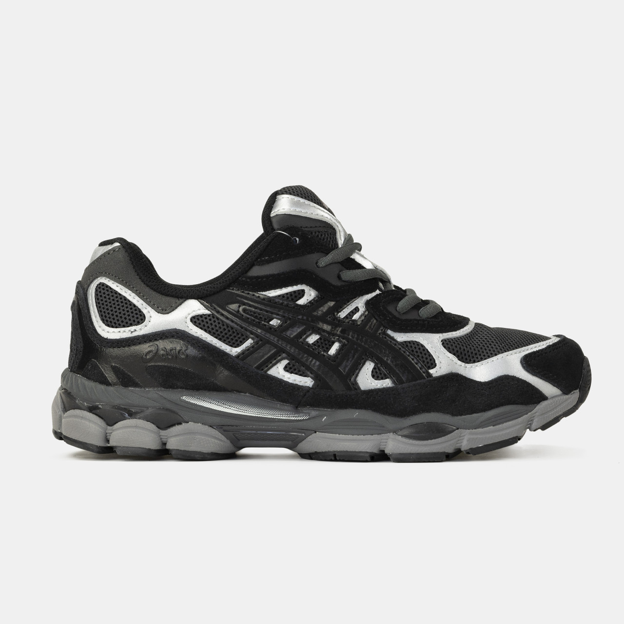 Кросівки Asics Gel-NYC Graphite Black Silver / Асікс Гел-НІС Графіт Чорні із Сріблястим