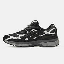 Кросівки Asics Gel-NYC Graphite Black Silver / Асікс Гел-НІС Графіт Чорні із Сріблястим, фото 3